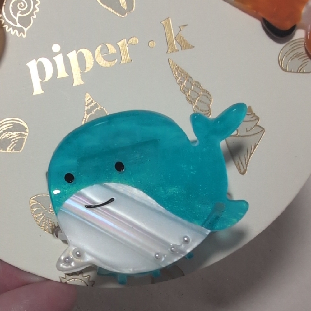 Piper K Marine Ocean Animal Hair Claw Clips - Picture 5 of 7